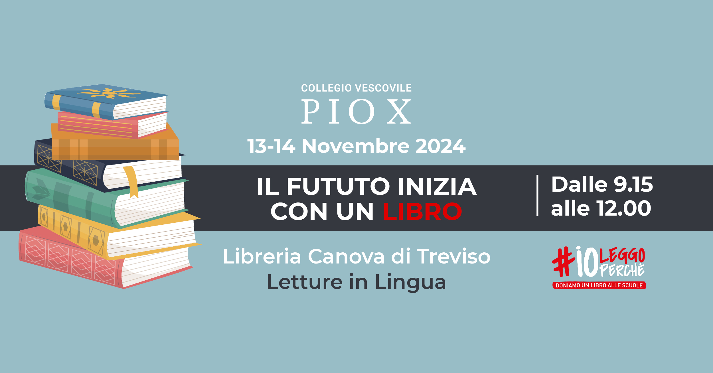 #IOLEGGOPERCHÈ in libreria Canova