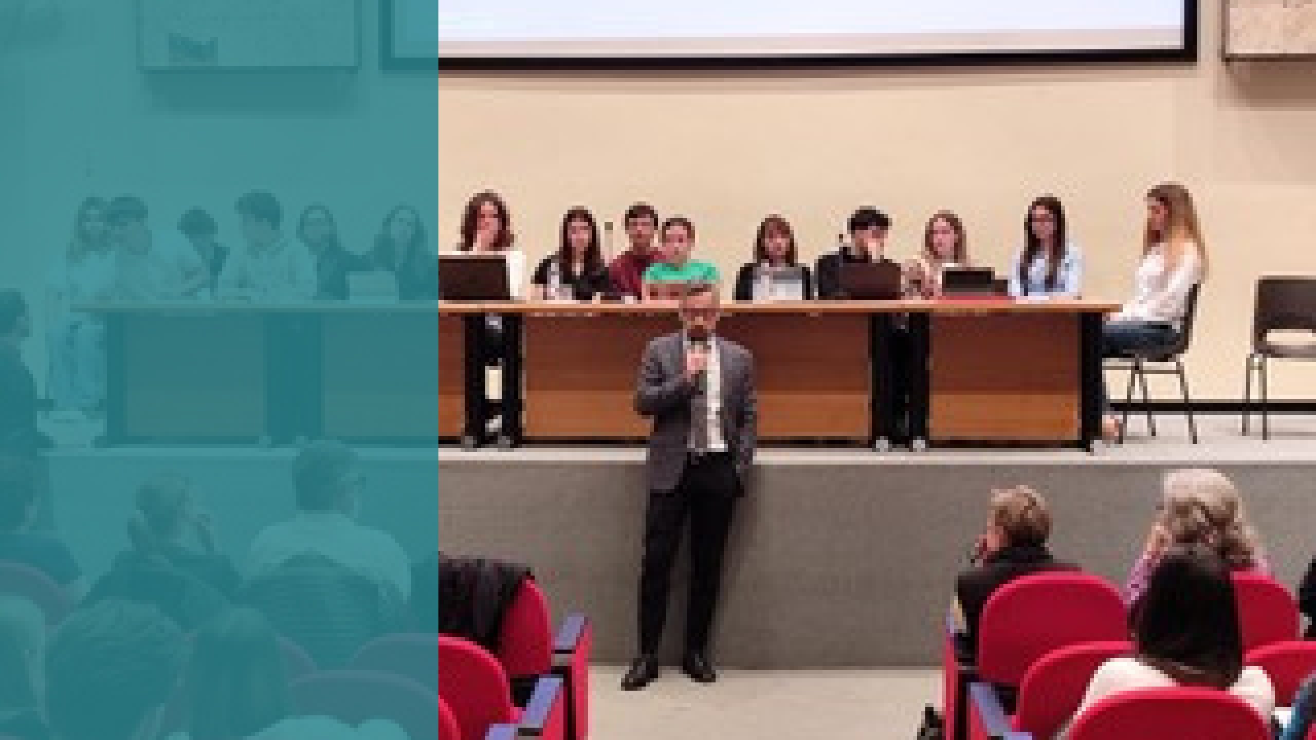 GLI STUDENTI DEL PIO X PRESENTANO LO STAGE AL SAN CAMILLO